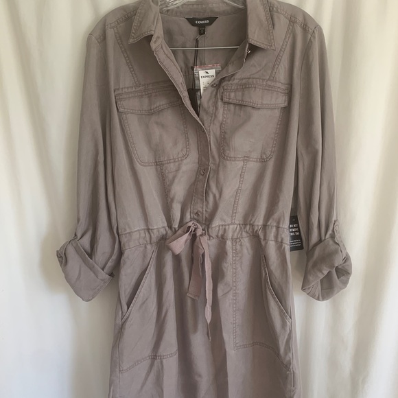 Dresses & Skirts - Never Worn Grey Utility Dress